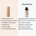 BASE DE MAQUILLAJE 4 EN 1 Tecnología Mimética de Color